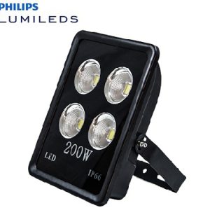 Đèn led Pha chiếu xa 200W Philips OEM / Pha Ly 200W - đèn pha chiếu sáng sân bóng/ kho bãi