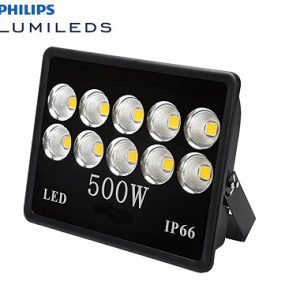 Đèn led Pha chiếu xa 500W Philips OEM / Pha Ly 500W - đèn pha chiếu sáng sân bóng/ kho bãi