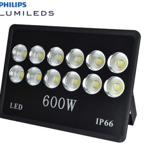 Đèn led Pha chiếu xa 600W Philips OEM / Pha Ly 600W - đèn pha chiếu sáng sân bóng/ kho bãi