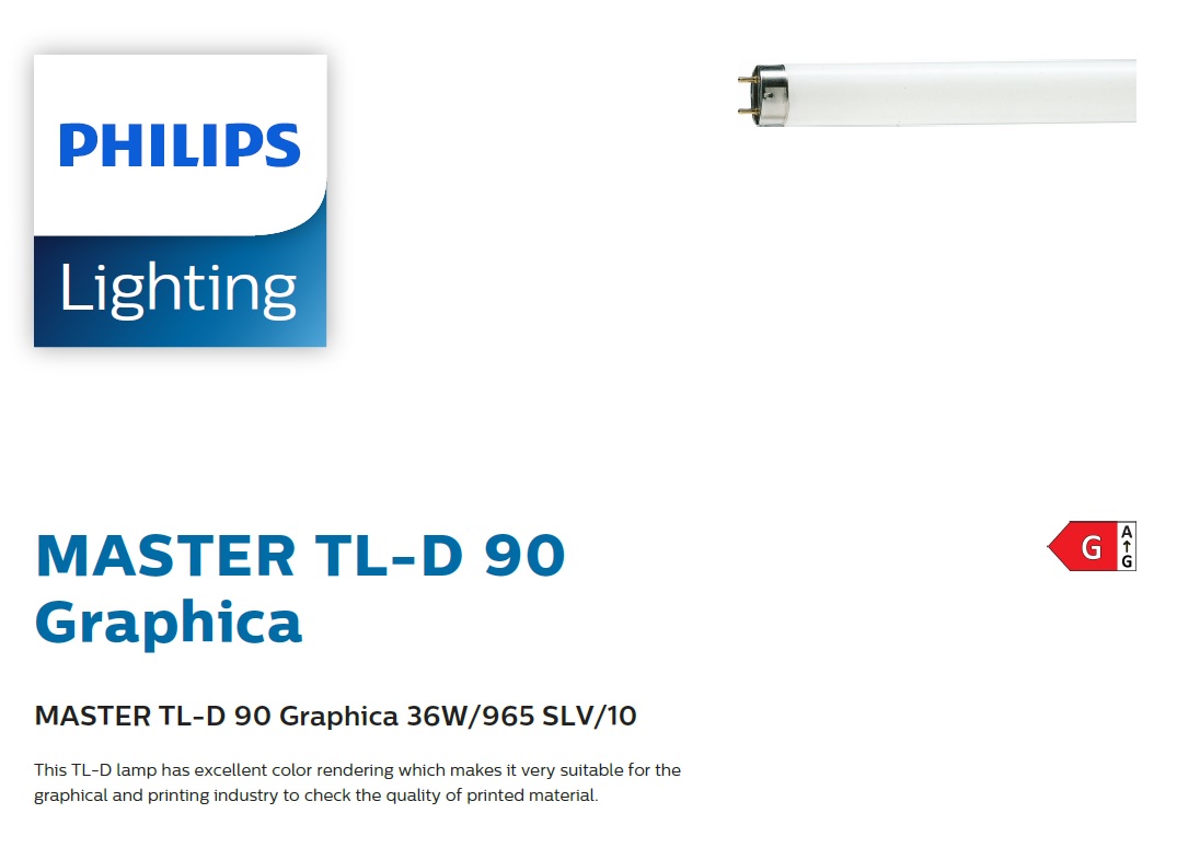 bóng đèn so màu d65 Philips