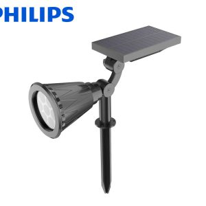 Đèn cắm cỏ chiếu điểm năng lượng mặt trời Philips/ Đèn cắm cỏ chiếu điểm Deco Solar BGC050 LED1/730 Spot